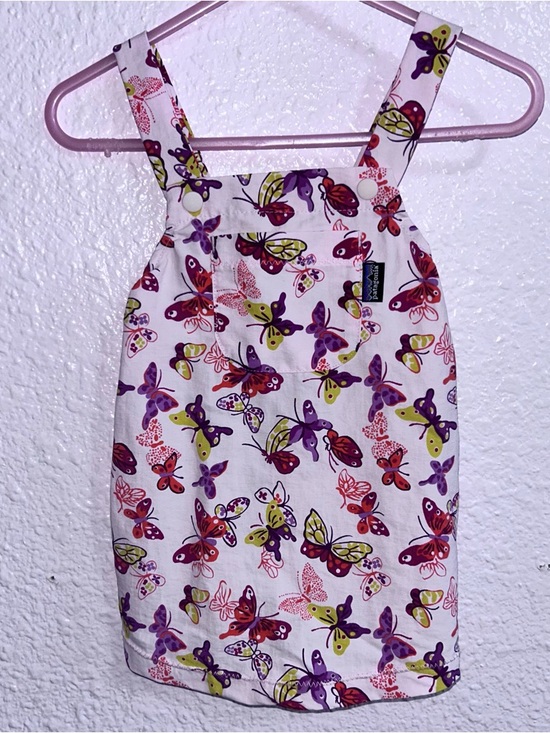 Patagonia Other - Patagonia Pink Dress with Purple and Yellow Butterfly Print